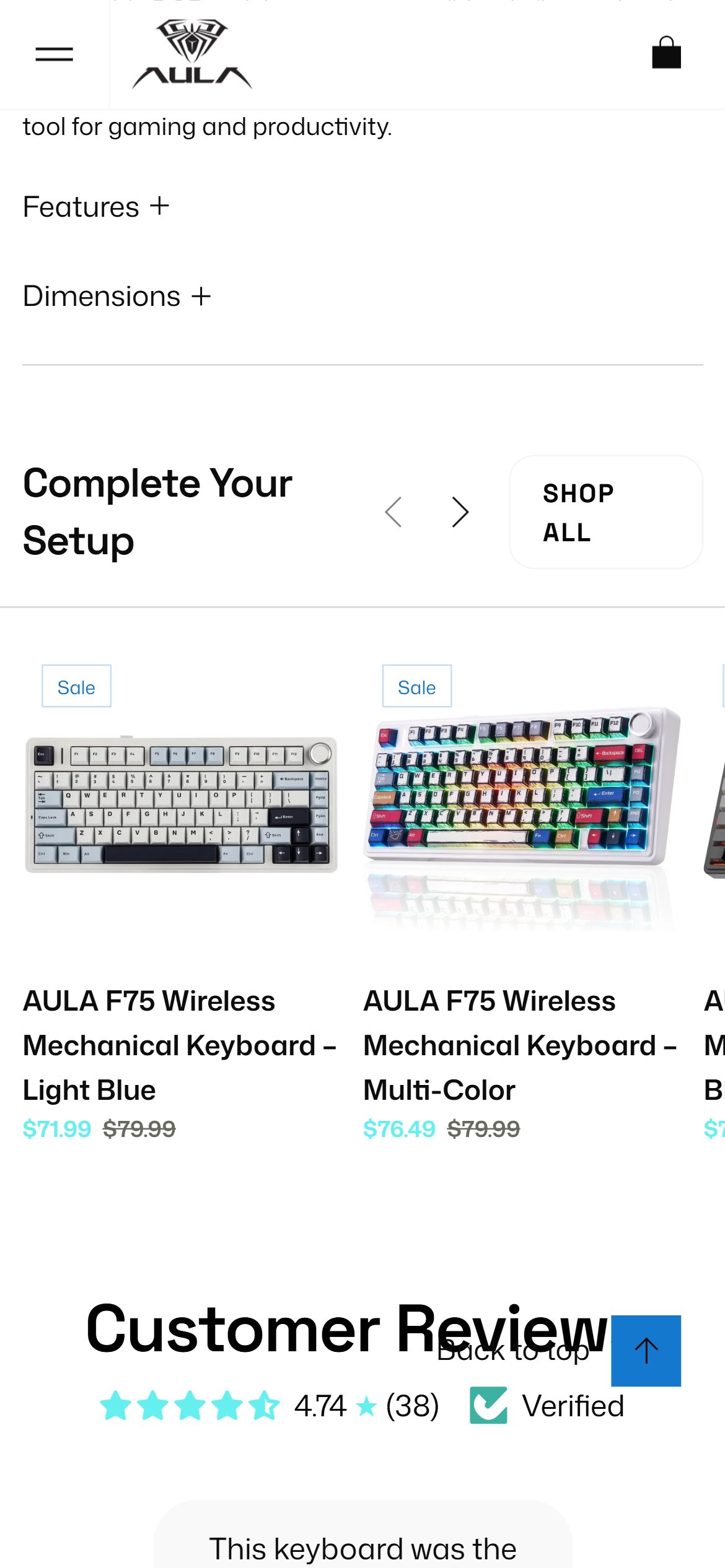 AULA — Mobile