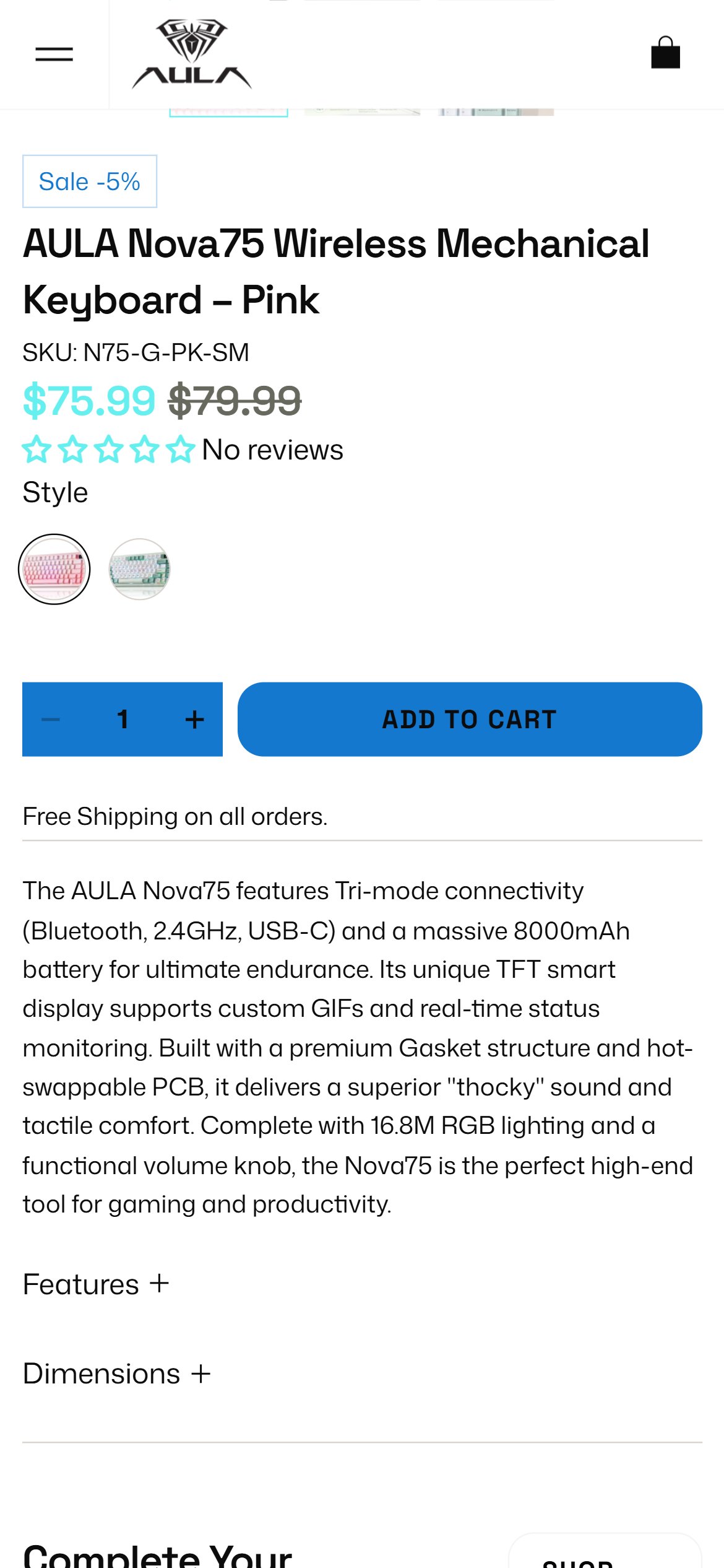 AULA — Mobile