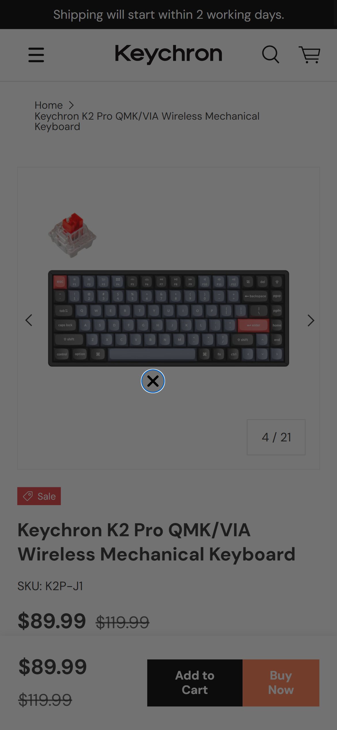 Keychron — Mobile